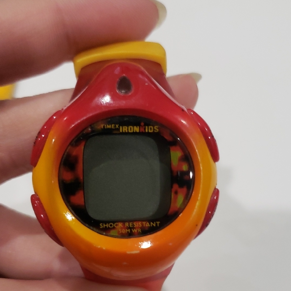 Timex IronKids Red and Yellow Watch